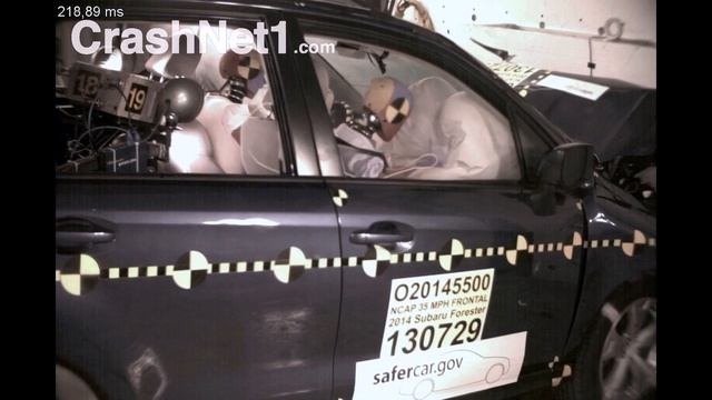 2014 Subaru Forester | Frontal Crash Test by NHTSA | CrashNet1 смотреть онлайн