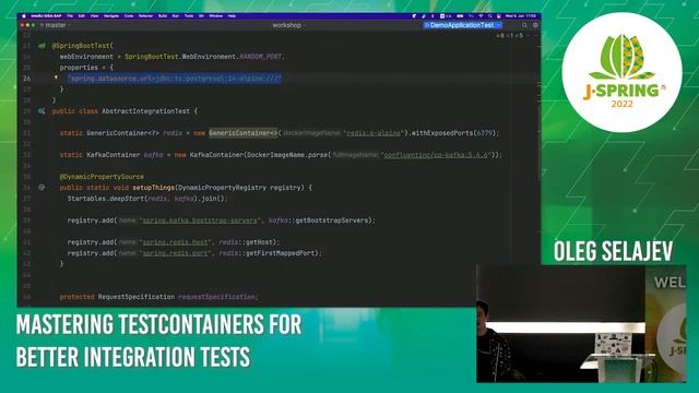 J-Spring 2022: Oleg Selajev - Mastering Testcontainers for better integration tests смотреть онлайн