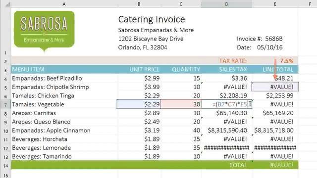 MS Excel 2016 Lessons 15 Relative and Absolute Cell References смотреть онлайн