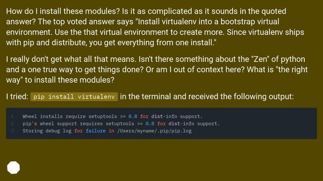 installing modules in python - pip, distribute, nose, virtualenv смотреть онлайн