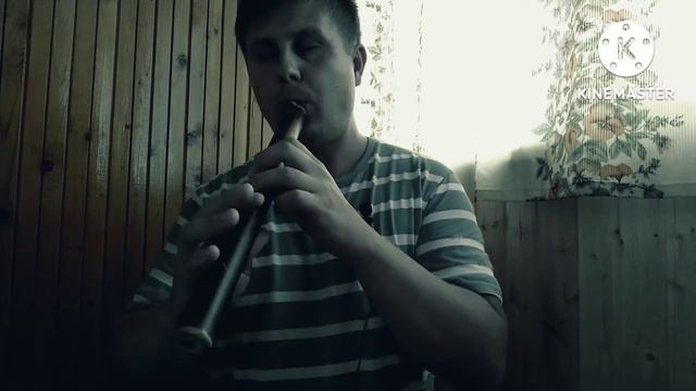 Bamboo flute G (Native American flute scale). Продольная флейта с "пимачным" строем. смотреть онлайн
