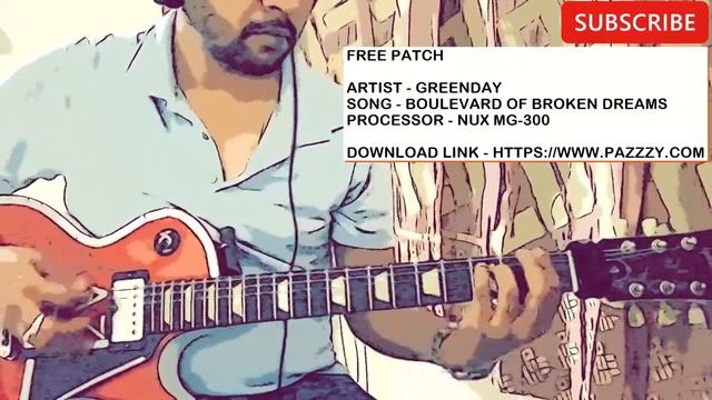 NUX MG-300 | FREE PATCH | GREENDAY | BOULEVARD OF BROKEN DREAMS