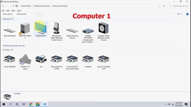 How to Share Printer on Network (Share Printer in-between Computers) Easy смотреть онлайн