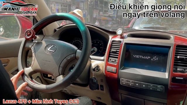 LEXUS GX470 LẮP MÀN HÌNH ANDROID TEYES CC3 VẪN GIỮ NGUYÊN NÚT KHIỂN ĐIỀU HÒA | MẠNH QUÂN AUTO смотреть онлайн
