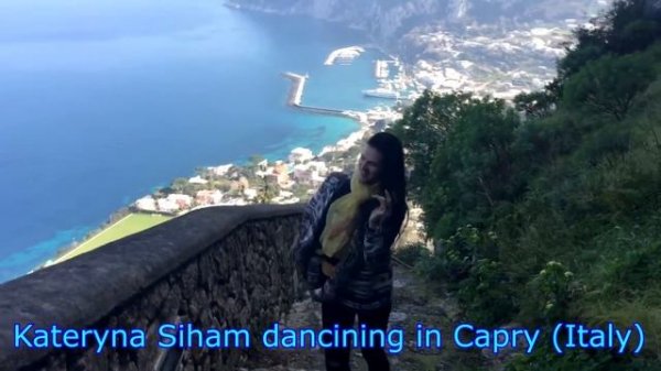 Kateryna Siham dancing in Capri (Italy) | orintal dance | khaleejy