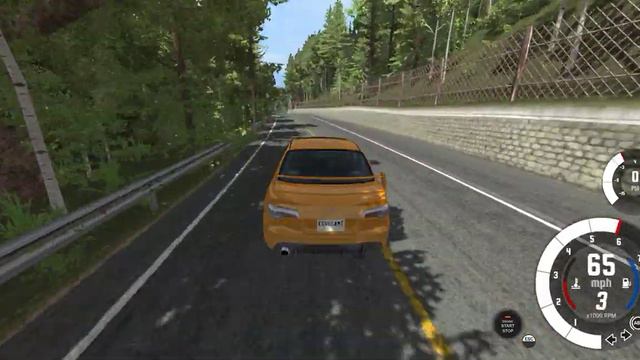 BeamNG drive ep7 AWD Akina touge run смотреть онлайн