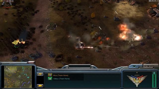 Rise of the Reds 1.86 Replay: Xattus (GLA) vs Mizo (ECA) смотреть онлайн