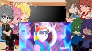 реакция клонов 13 карт на Undertale(sans ay) #13card #undertale #gachaclub