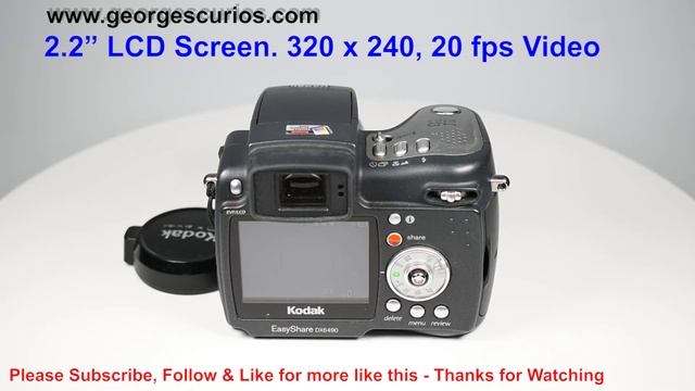 2003 Kodak EasyShare DX6490 - CCD Digital Camera смотреть онлайн