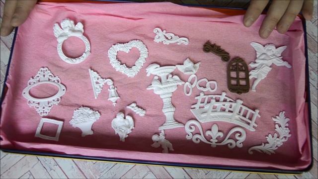 Мои скрап покупки 2017. Часть 2. Цветы Pastel Flower, лепнина из Deco, вырубка смотреть онлайн