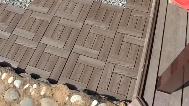 Садовый паркет CM Garden. Монтаж, укладка. смотреть онлайн