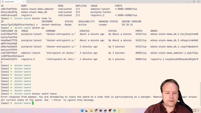 Docker Swarm Tutorial смотреть онлайн