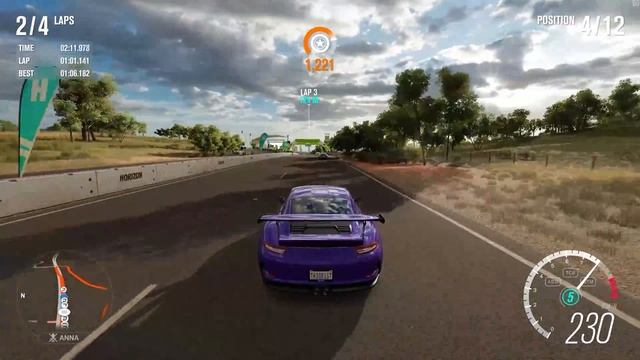 Forza Horizon 3 Porsche 911 GT3 RS vs Porsches @ 1440p Ultra Settings GTX 1080 Ti смотреть онлайн