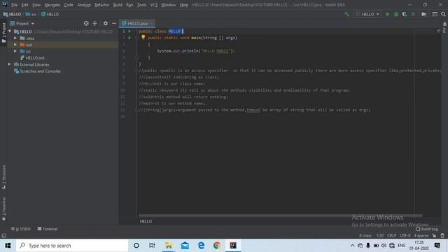 What is Main in java ||Main method in class || java tutorial for beginners #2 смотреть онлайн