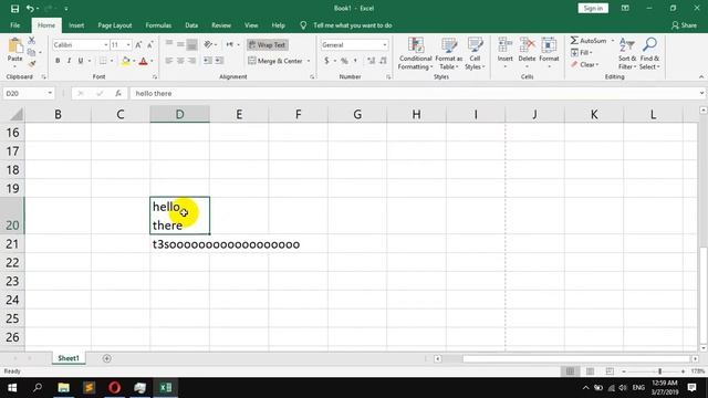 How to Wrap Text In Microsoft Excel смотреть онлайн