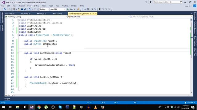 Unity Photon Multiplayer Shooting Game - Setting Player Name ? [EP10] смотреть онлайн
