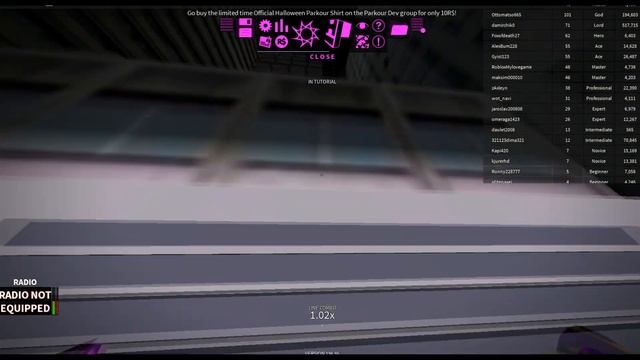 Roblox Parkour как пройти туториал! смотреть онлайн