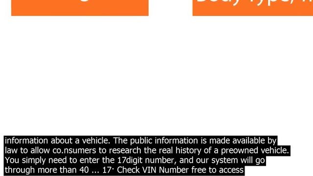 Free vin check number get information you need with the vin decoder. understand the import смотреть онлайн
