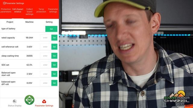 BMS Parameter Setting Setup LiFePO4 DALY HEYO MGOD смотреть онлайн