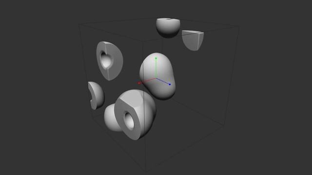 Rendering 3D metaball particles using Java, OpenGL with boolean subtraction смотреть онлайн