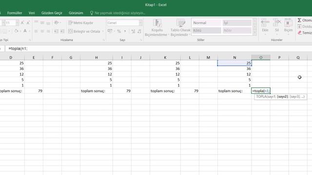 6-Excel Dersi (Hazır Fonksiyonlar-1) смотреть онлайн