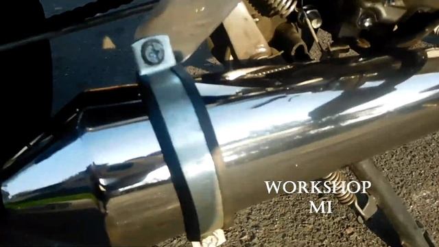 Минск D4 с прямоточным выхлопом. смотреть онлайн