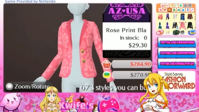 Style Savvy Fashion Forward LIVE Playthrough Part 6! (LIVE) Out on the Town! смотреть онлайн