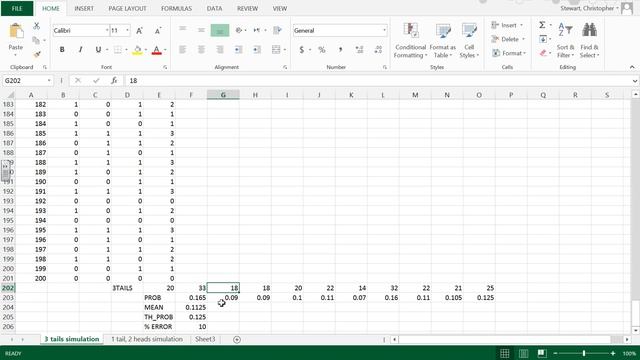 Counting Cells & Percent Error in Excel смотреть онлайн