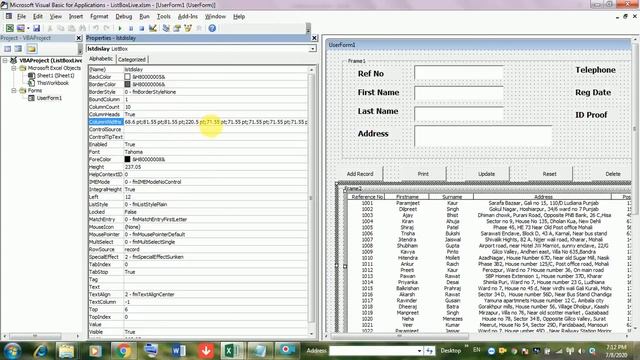 Userform With ListBox in Excel VBA in Hindi[Part 2] смотреть онлайн