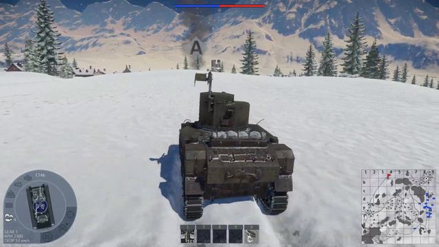 War Thunder М3 Стюарт! смотреть онлайн