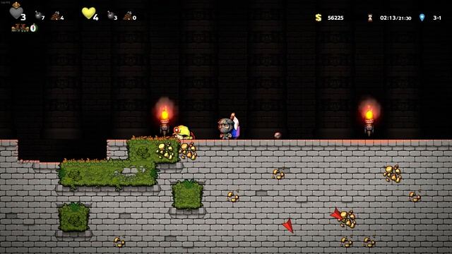 Spelunky 2 - Vlad's cape bug смотреть онлайн
