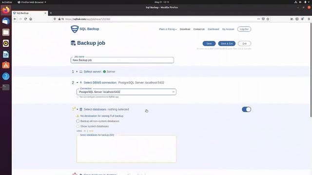 How to start with SqlBak on Linux смотреть онлайн