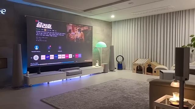 Samsung 4k projector and vividstorm S PRO screen смотреть онлайн
