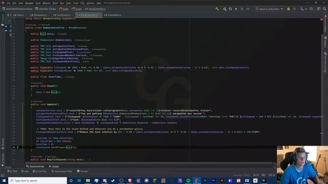 SAVE AND LOAD SYSTEM! - Making Antimatter Dimensions in Unity! (Ep.7) смотреть онлайн