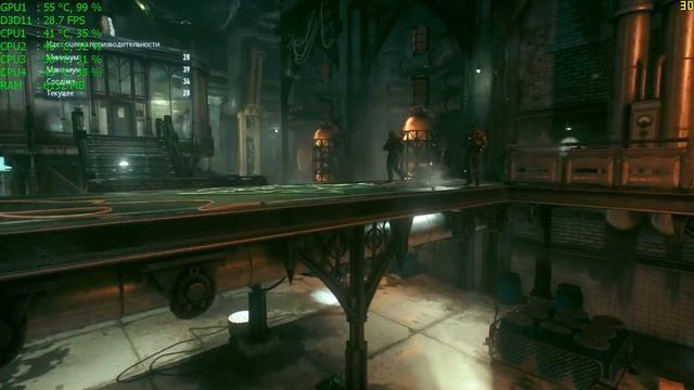Batman Arkham Knight (i5 3570 + GTX 660) 1080p смотреть онлайн