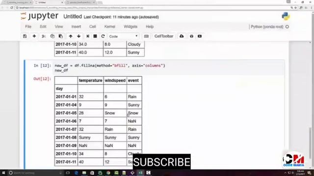 Python Pandas Tutorial 5: Handle Missing Data: fillna, dropna, interpolate смотреть онлайн