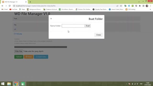 Aplikasi Web PHP File Manager #webprogramming #filemanager смотреть онлайн