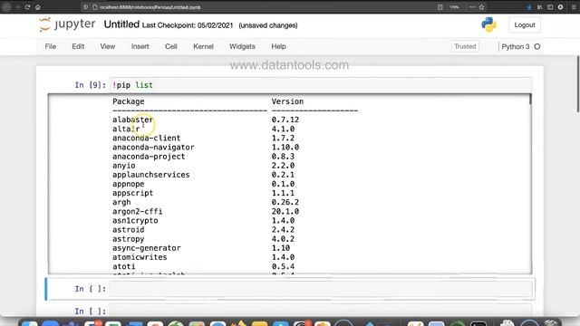 How to view the list of installed Python Packages with version in Jupyter Notebook using PIP Comman смотреть онлайн