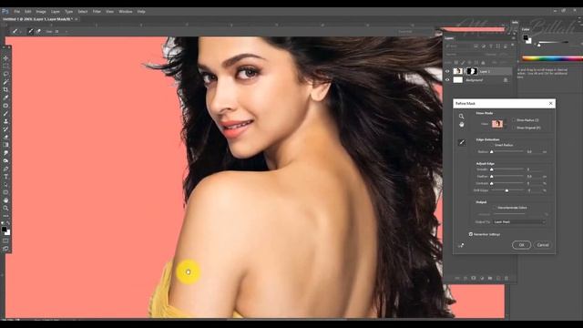 Hair Cut in Photoshop CC | Photoshop Tutorial | Refine Edge смотреть онлайн
