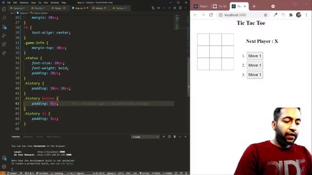 Tic Tac Toe using React Hooks | Beginner React Project смотреть онлайн