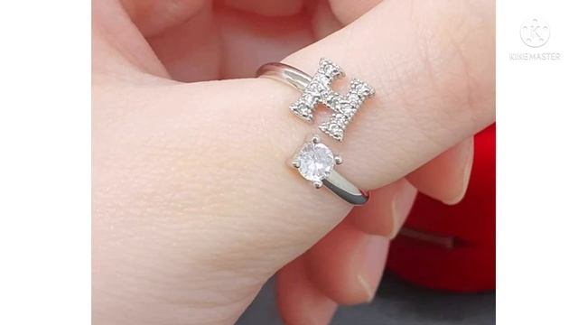Серебро 925 пробы | Кольца с буквами смотреть онлайн