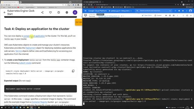 Kubernetes Engine: Qwik Start смотреть онлайн