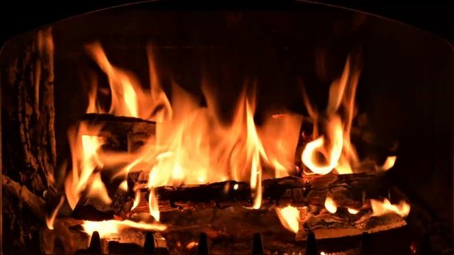 Beautiful Fireplace Burning 4K For Relaxation, Sleep Or Study | ASMR Crackling Fire Sounds 3 Hours