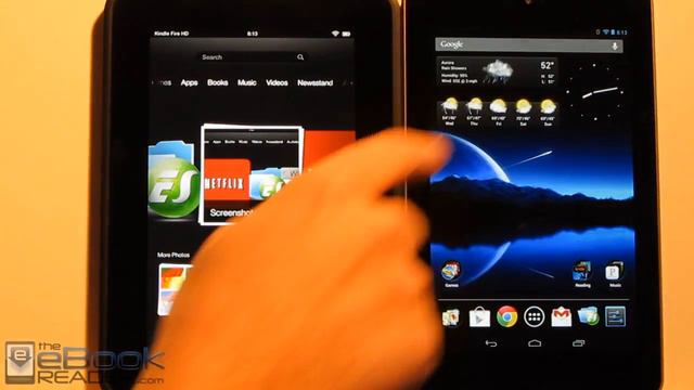 Kindle Fire HD vs Google Nexus 7 Comparison Review смотреть онлайн