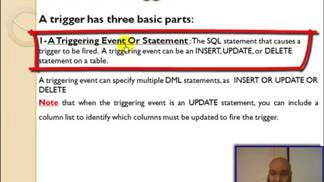 80- Oracle PL/SQL Triggers - (الجزء النظرى) смотреть онлайн