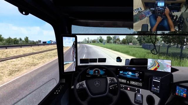 MERCEDES ACTROS 2019 - ETS 2 1.46 \ MAPA ROTAS BRASIL - LOGITECH G29 + MANOPLA смотреть онлайн