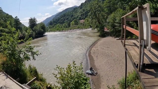 ГРУЗИЯ (Батуми) - ВОДОПАД МАХУНЦЕТИ и МОСТ ЦАРИЦЫ ТАМАРЫ / Ловим рыбу на обед / 14 серия смотреть онлайн