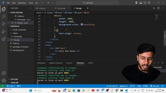 Create Mini Project Using Expressjs : Backend Web Development #expressjs #nodejs смотреть онлайн