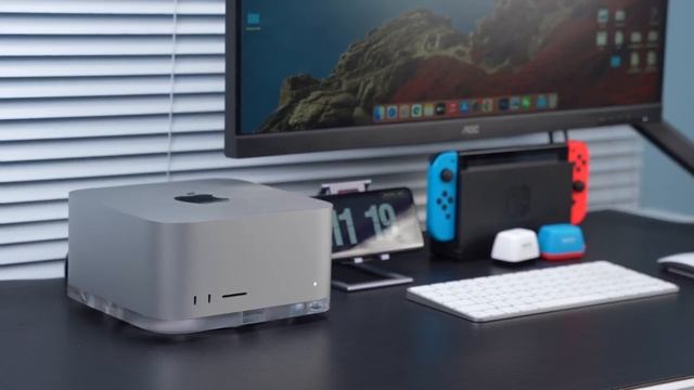 Desktop Dustproof Stand for Mac Mini and Mac Studio смотреть онлайн