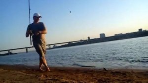 Ловля селёдки на Волге . Волгоград.80%результативных забросов